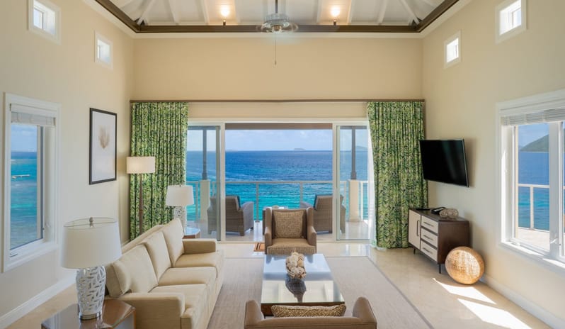 Scrub Island Resort, Spa and Marina - Three Bedroom Villa - Relaxing Area